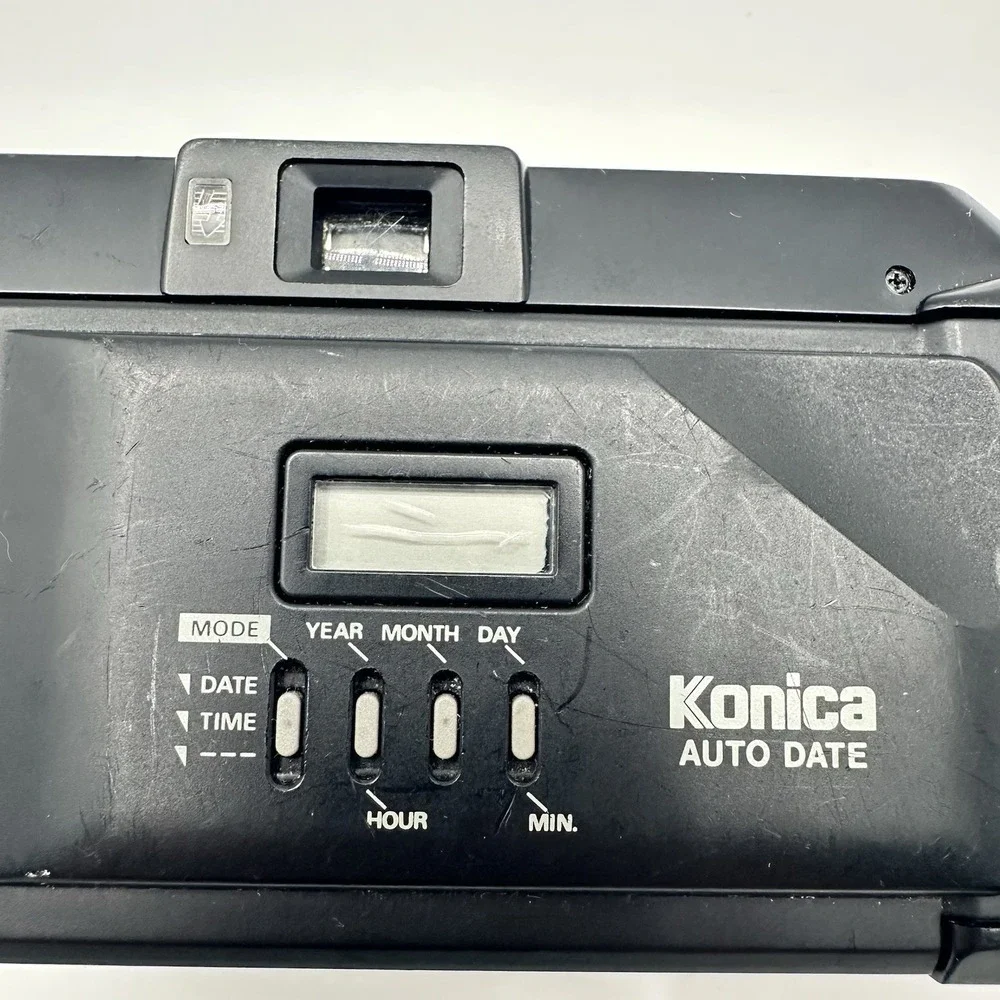 Konica MT-7 Black 36mm f/4 Lens Point‎ Shoot 35mm Film Camera